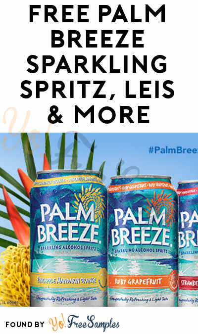 FREE Palm Breeze Sparkling Spritz, Leis & More (Age 21 ...