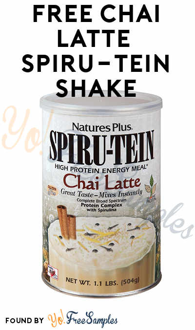 FREE Chai Latte SPIRU-TEIN Sample
