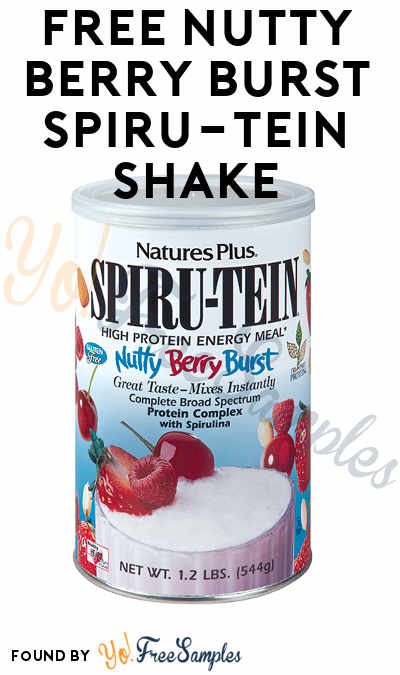 FREE Nutty Berry Burst SPIRU-TEIN Sample