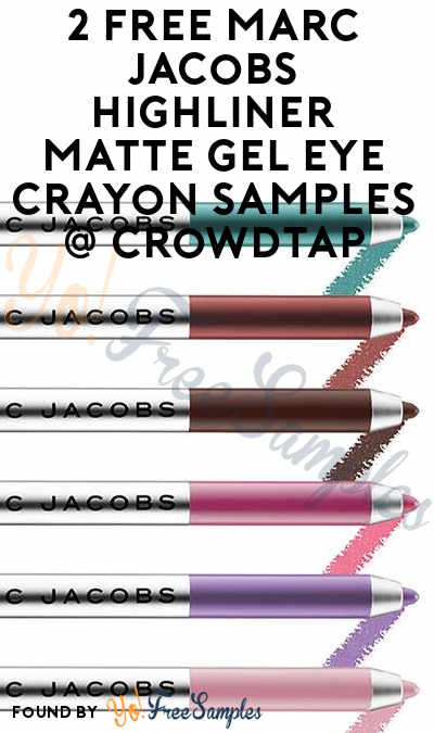 2 FREE Marc Jacobs Highliner Matte Gel Eye Crayon Samples From CrowdTap (Mission Required)