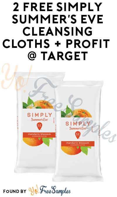 2 FREE Simply Summer’s Eve Blissful Escape Cleansing Cloths From Target (Cartwheel, Ibotta & Coupon Required)