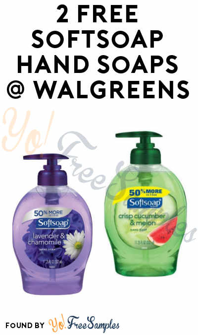 2 FREE Softsoap Hand Soaps At Walgreens