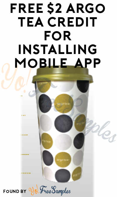 FREE $2 Argo Tea Credit For Downloading App