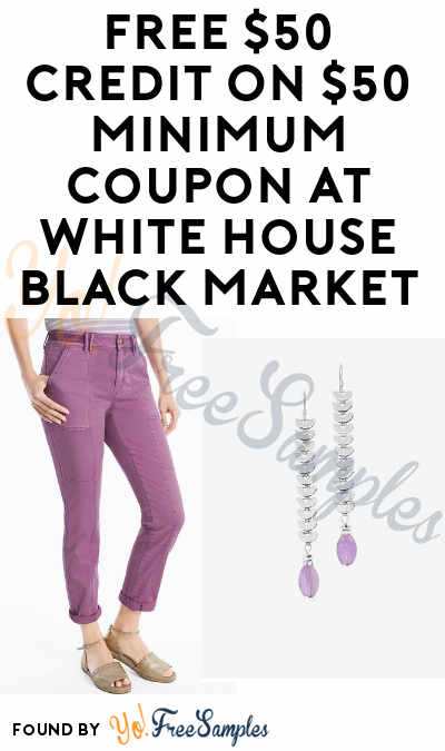 FREE $50 Credit On $50 Minimum Coupon At White House Black Market (Facebook Required)