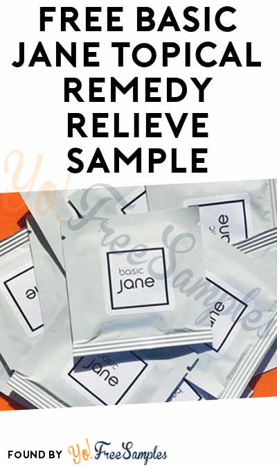 FREE Basic Jane Topical Remedy Relieve Sample