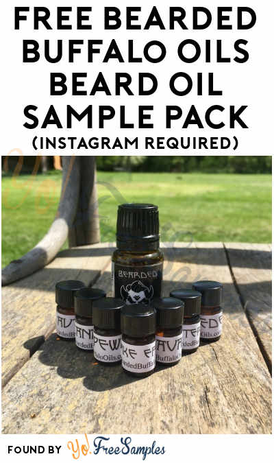 FREE Bearded Buffalo Oils Beard Oil Sample Pack (Instagram Follow & Tagging Required) [Verified Received By Mail]