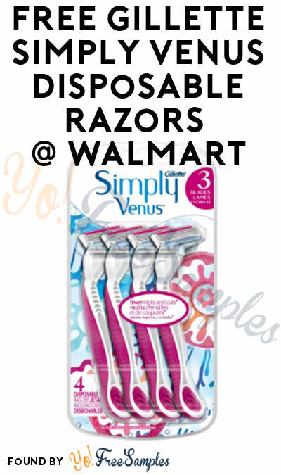 FREE Gillette Simply Venus Disposable Razors At Walmart (Coupon & Ibotta Required)