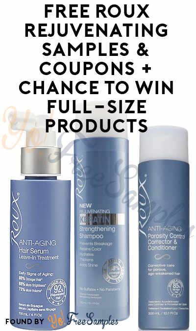 FREE Roux Rejuvenating Samples & Coupons + Chance To Win Full-Size Products