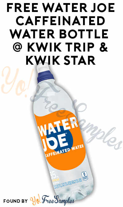 FREE Water Joe Caffeinated Water Bottle At Kwik Trip & Kwik Star Stores On 6/9/17
