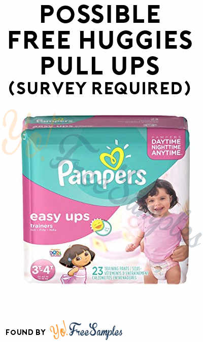 Possible FREE Huggies Pull Ups (Survey Required)