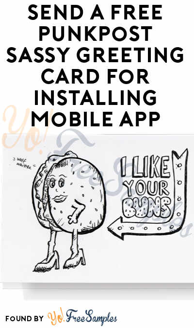 Send A FREE PunkPost Sassy Greeting Card For Installing Mobile App