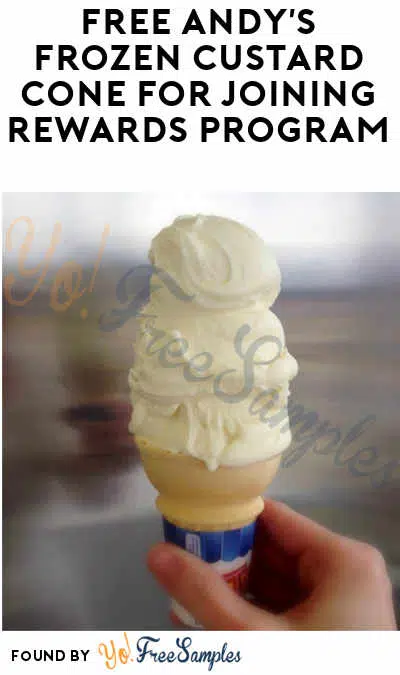 FREE Andy’s Frozen Custard Cone For Joining Rewards Program