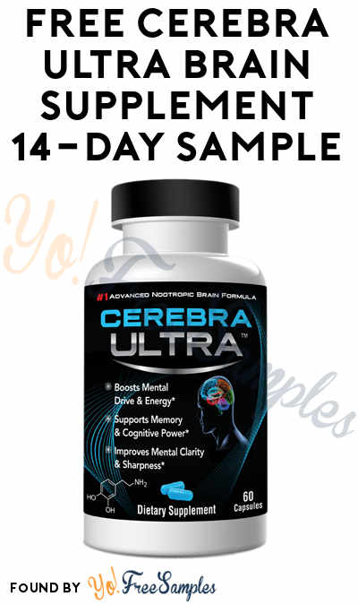 FREE Cerebra Ultra Brain Supplement 14-Day Sample