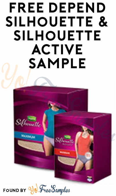 FREE Depend Silhouette & Silhouette Active Sample (Survey Required)