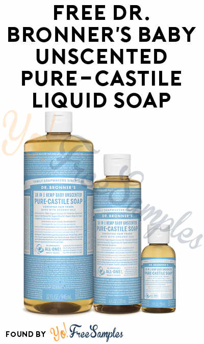 FREE Dr. Bronner’s Baby Unscented Pure-Castile Liquid Soap (Mom Ambassador Membership Required)