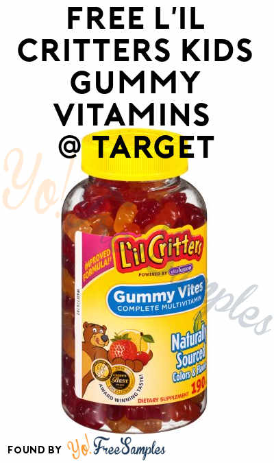 FREE L il Critters Kids Gummy Vitamins 190 Count At Target Coupon 