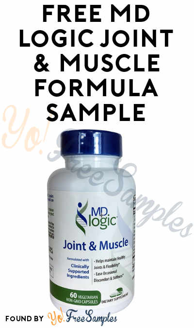 WAITLIST ONLY: FREE MD Logic Joint & Muscle Formula Sample