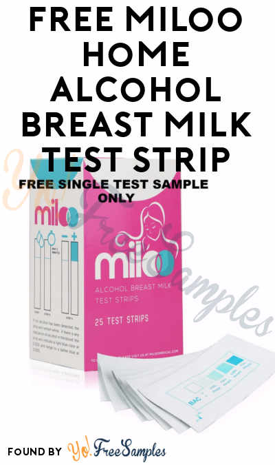 FREE Miloo Home Alcohol Breast Milk Test Strip