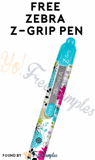 FREE Zebra Z-Grip Pen