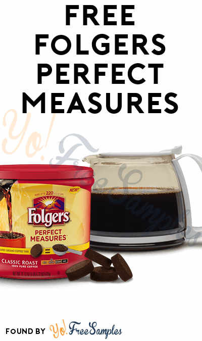 FREE Folgers Perfect Measures Sample (Survey Required)