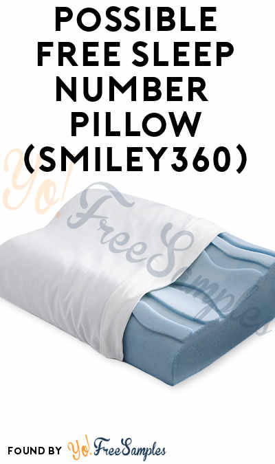 Possible FREE Sleep Number Pillow (Smiley360)