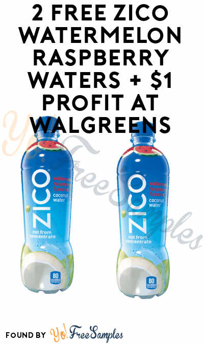 2 FREE Zico Watermelon Raspberry Waters + $1 Profit At Walgreens (Ibotta Required)