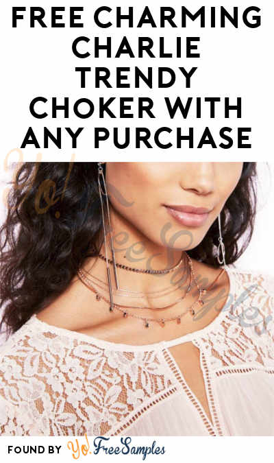 FREE Charming Charlie Trendy Choker With Any Purchase On 8/26 (In-Store)
