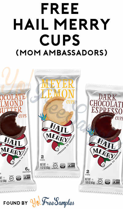 FREE Hail Merry Cups (Mom Ambassador Membership Required)