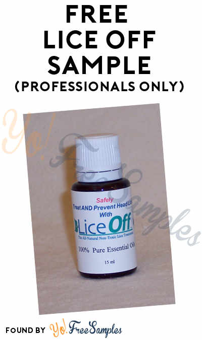 ERRORS: FREE Lice Off Sample (Professionals Only)