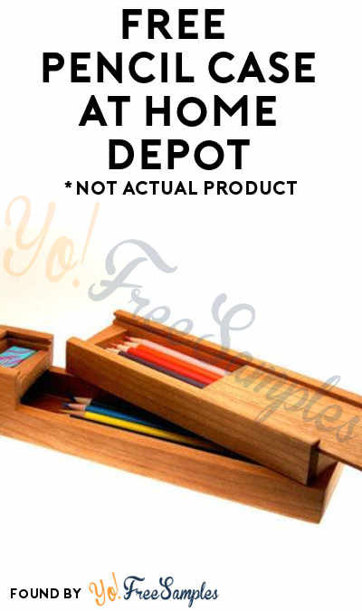 FREE Pencil Case At Home Depot On September 2nd 2017 9AM-12PM