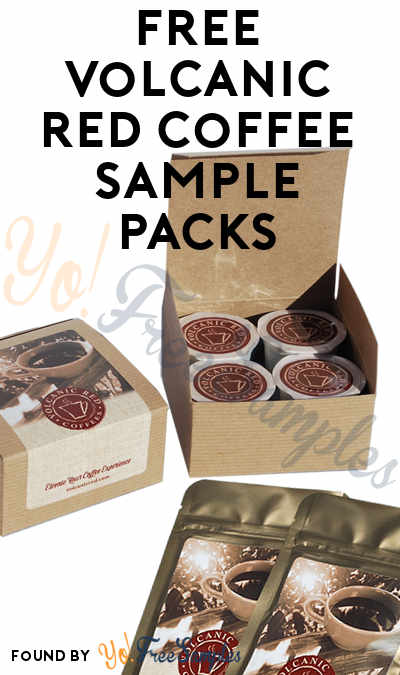 $0.99 NEARLY FREE Volcanic Red Coffee Pod & Pre-Ground Coffee Sample Pack [Verified Received By Mail]