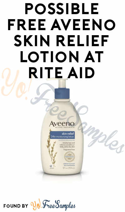 Possible FREE Aveeno Skin Relief Lotion At Rite Aid (Coupon Required)
