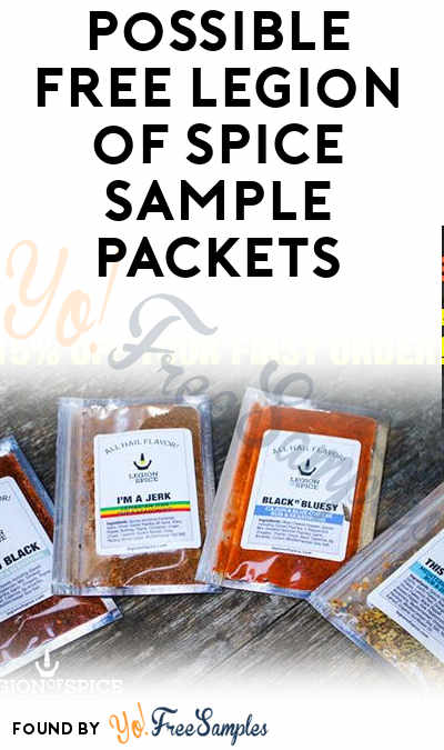 FREE Legion of Spice Sample Packets (Email Required) [Verified Received By Mail]