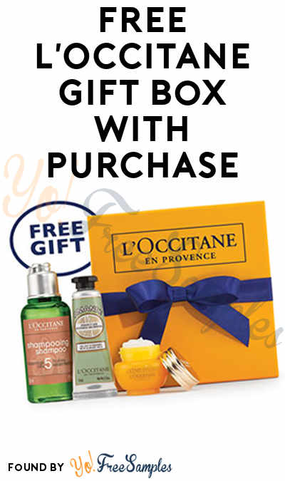FREE L’Occitane Gift Box With Purchase [Verified Received By Mail]
