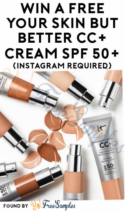 Win A FREE Your Skin But Better CC+ Cream SPF 50+ (Instagram Required)