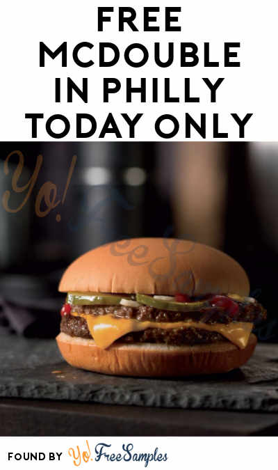 Philadelphia: FREE McDouble Today Only From Mobile App