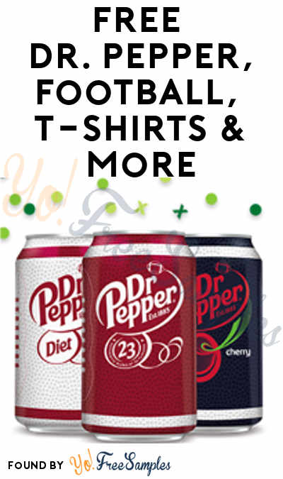FREE Dr. Pepper, Football, T-Shirts & More (Apply To HouseParty)