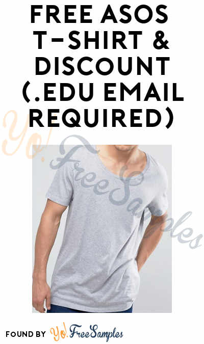 FREE ASOS T-Shirt & Discount (Student Email Required)