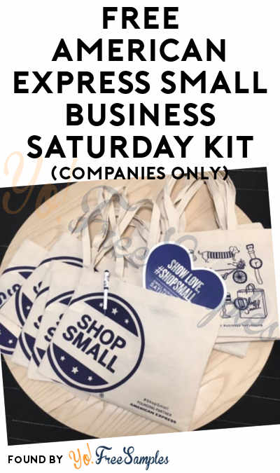 FREE American Express Small Business Saturday Kit (Companies Only)