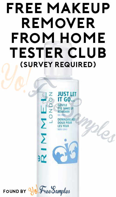 FREE Makeup Remover From Home Tester Club (Survey Required)