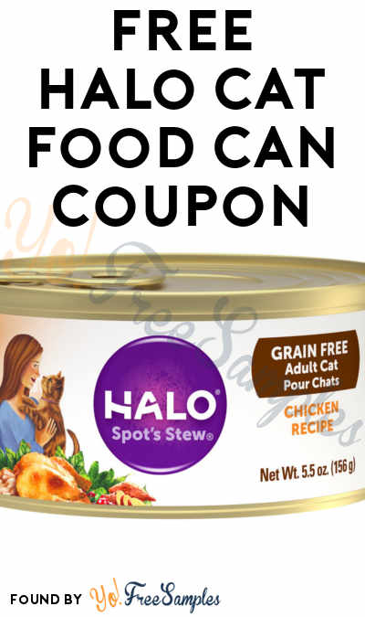 Redeem Today: FREE Halo Cat Food Can For National Cat Day 10/29