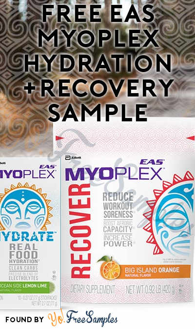 FREE EAS Myoplex Hydration & Recovery Sample (Short Survey Required)