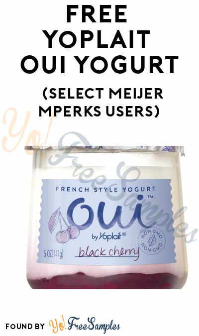 FREE Yoplait Oui Yogurt (Select Meijer mPerks Users)