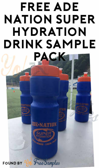 FREE Ade Nation Super Hydration Drink Sample Pack [Verified Received By Mail]
