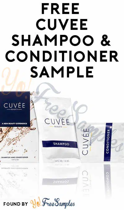 FREE Cuvee Shampoo & Conditioner Sample