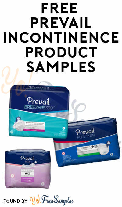 FREE Prevail Incontinence Product Samples [Verified Received By Mail]