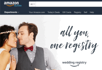 Amazon Wedding Registry