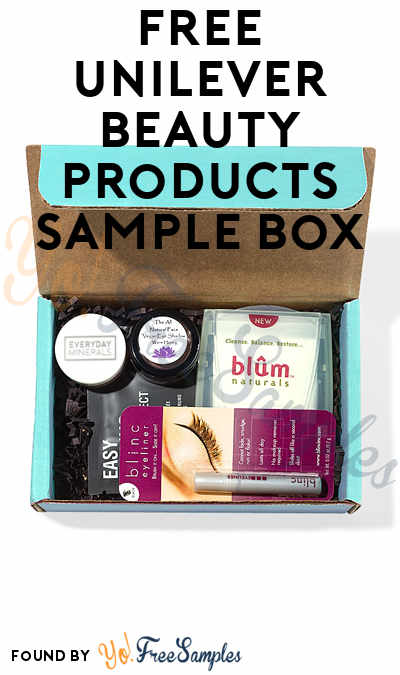 New Link: FREE Unilever Beauty Products Sample Box From CrowdTap (Mission Required)