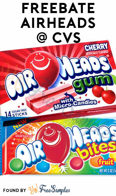 FREEBATE AirHeads Gum or Candy At CVS