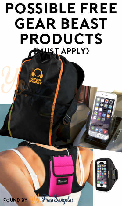 Possible FREE Gear Beast Fitness, Exercise & Phone Products For Joining Fan Program (Must Apply)